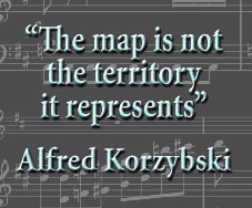 the map is not the territory it represents. . .Alfred Korzybski